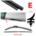 Car Wiper Rubber Strips Refill Wiper Blade Replacement Parts All Types Seasons Windshield Wiper Blades Blade Soft Car Accessorie. 