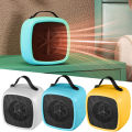 Portable Mini Heaters Household Desktop Mutes Fast Heating Warmer Fan 500W PTC-Ceramic Warm Air Heaters for Indoor Office Winter. 