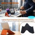 Flexible Phone Stand, Foldable Silicone Bracket Anti-Slip Anti-Fall, Multi-Angle Lazy Holder for Phone Tablet Home Office Travel.