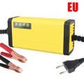 220V Power Puls Repair Charger Car Battery Charger 12V 2A LED Display Moto Truck Battery Charger Wet Dry Lead Acid Battery. 