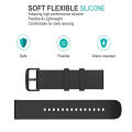 20mm Silicone Strap For Amazfit Bip 3 Pro/S Lite/U Pro/GTR 42mm Correa /GTS 4 Mini/2 2E 3 Wristband Bracelet/Galaxy Watch 6 5 4. 