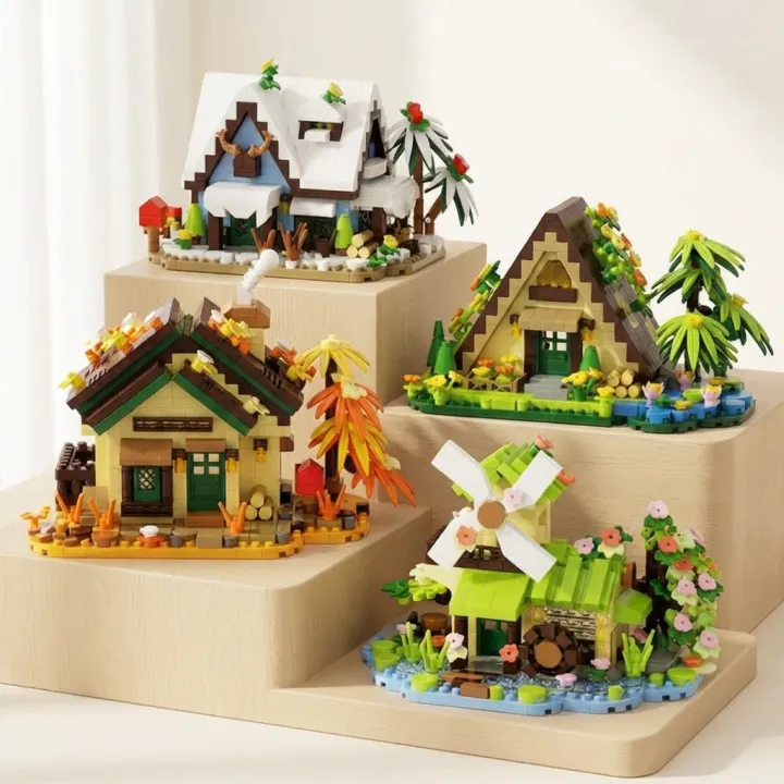 479PCS%20Forest%20Cabin%20Mini%20Building%20Blocks%20Set%20City%20Street%20View%20Greenhouse%20Windmill%20Tree%20House%20DIY%20Model%20%20Birthday%20%20-%20Image%203