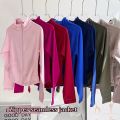 Woman's Sports Jacket Zip Up Gym Clothes Long Sleeve Workout Seamless Top Speed Activewear Yoga Pilates Running Coats.