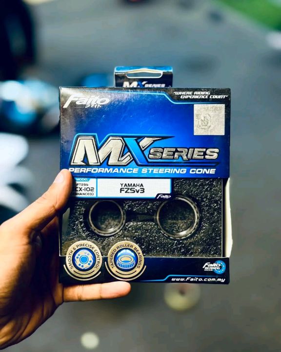Faito MX-Series Performance Steering Cone Ball Racer Bearing for Yamaha FZS V3 – Durable up to 30,000 km