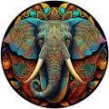 deer Wooden Animal Puzzles Jigsaw for Adults Kids Mysterious cat Puzzle Christmas Intelligent Family Games Wood Jigsaws.
