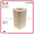 High Quality Knit & Knot Design Luxury Paddle Bin For House & Office Use - Premium Knit & Knot Design Luxury Paddle Bin - BPA Free Plastic Good Material Paddle Dustbin. 