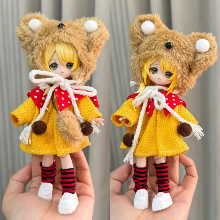 New%20Suit%20Ob11%20Doll%20Clothes%20Flat%20Replace%208%20Points%2012%20Points%20Bjd%20Dress%20Up%2016-17%20Cm%20Doll%20Skirt%20Daily%20Wear%20Suitable%20for%20Bjd%20-%20Image%206
