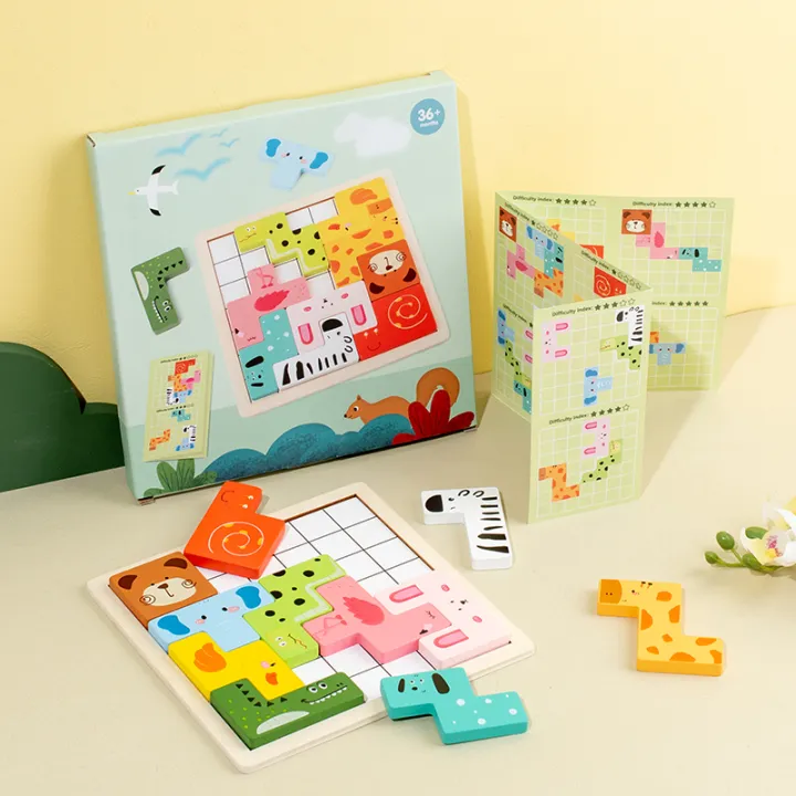 DIY%20Wooden%20Blocks%20Board%203D%20Cognitive%20Animal%20Traffic%20Montessori%20Sensory%20Game%20Educational%20Toys%20For%20Children%20Kids%20-%20Image%202