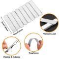 10 Pieces Golf Weighted Lead Tape Adhesive Lead Tape Strips Add Weight for Golf Club Tennis Racket Adjust Weight.