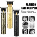 Vintage T9 Hair Clipper Electric Rechargeable Hair Cutting Machine Professional Men Shaver Barber Trimmer for Men Dragon Buddha. 