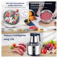 Electric Meat Grinder 304 Stainless Steel Multifunctional Food Processor Vegetable Fruit Garlic Chopper Kitchen Appliance.