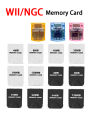 WII Memeory Card GC Memory Card GameCube GC Storage Card NGC Memory Game Card up to 1024MB.