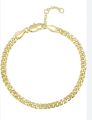 Golden Chain Bracelet Sets for Women Girls  Dainty Link Paperclip Choker Bracelet Stack Gold Small Ball Beads Bracelets Adjustable Layered Metal Link Bracelet. 