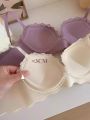 YUQI Small Bust Seamless Bra Set |Extra Padded Lift Enhancer for Flat Chest, Anti-Sagging Support T-Shirt Bra & Panties bralette.