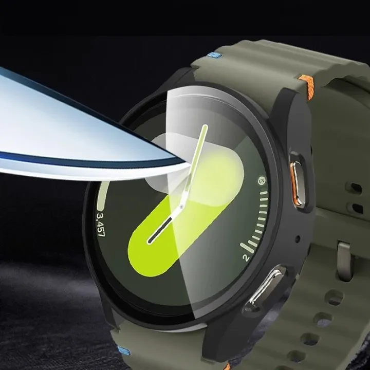 Tempered%20Glass+Case%20for%20Samsung%20Galaxy%20Watch%207/6/5/4%20cover%2044mm%2040mm%20Full%20PC%20bumper%20screen%20protector%20Galaxy%20watch%20FE%20Accessories%20-%20Image%202