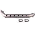 Bullet Heat Shield Cover Bend Pipe for RE Bullet Classic 350 Exhaust Heat Shield (Silver). 
