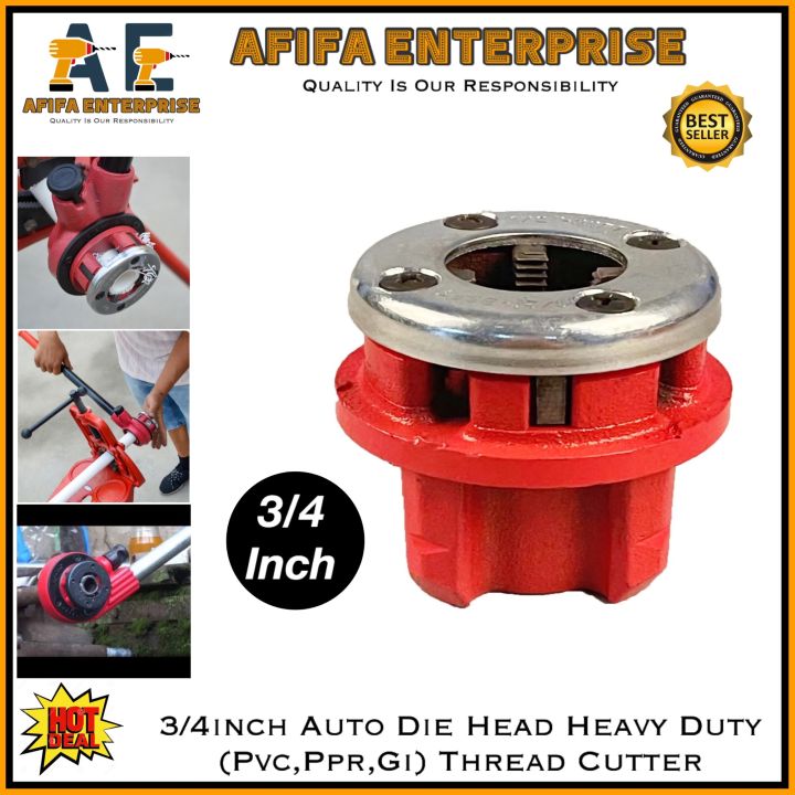 3/4inch Pipe Auto Die Head Heavy Duty (PVC,Ppr,Gi) Thread Cutter