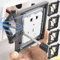 1-100PCS Type 86 Cassette Repairer Dark Box Switch Old Socket Boxes Replacement Fixed Support Rod Home Repair Tools Accessories. 