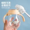 Silicone Milk Bottle Brush - Household Long Handle Cup Cleaning Brush, Foldable with No Dead Angle, Multifunctional.