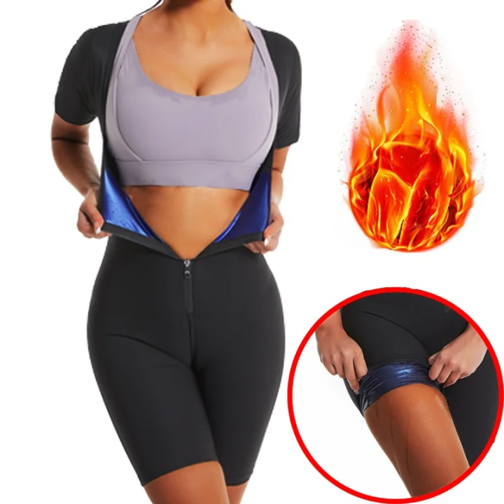 YBFDO Women High Compression Bodysuit Shapewear Fitness Girdles Sauna