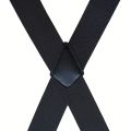 Heavy Duty Big Size Suspenders for Men Work Outdoor 2 Inch Wide X Back 4 Strong Clips Adjustable Elastic Trouser Braces Straps. 