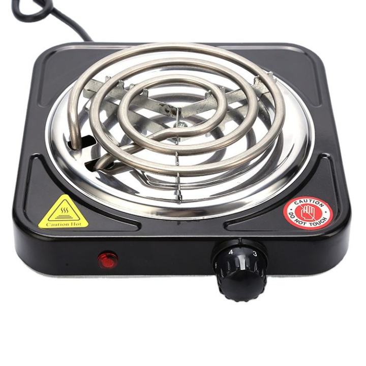 Single Burner Electric Hot Plate Stove 1500W Black Color