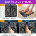 EMS Foot Massage Mat Automatic Electric Physiotherapy Tens Massager Relax 9 Gear(Dhaka shopping zone).