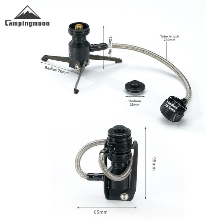 CAMPINGMOON%20BKZ23-OD%20Outdoor%20Camping%20Portable%20Rocket%20Stove%20Tripod%20Support%20Extension%20Tube%20High%20Mountain%20Flat%20Gas%20Tank%20Adapter%20-%20Image%206
