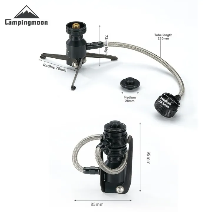 CAMPINGMOON%20BKZ23-OD%20Outdoor%20Camping%20Portable%20Rocket%20Stove%20Tripod%20Support%20Extension%20Tube%20High%20Mountain%20Flat%20Gas%20Tank%20Adapter%20-%20Image%206