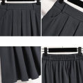 2026 Plus Size Skirts Solid Versatile Medium Length Pleated Skirt A-Line Maxi Gown Spring Autumn New Half-length Umbrella Skirt. 