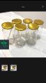 500ml Glass Jar with Metal Lid, 6Pcs Pack. 