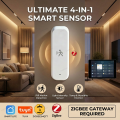 Zigbee Motion Sensor PIR Human Temperature Humidity Brightness Detector For Tuya Smart Life Z2M Home Automation Security Sensor. 