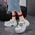 Women Chunky Platform Sandals Summer Garden Shoes Fashion Slippers Beach Non Slip High Quality Bathroom Bedroom Orginal Shoes. 