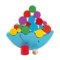 Wooden Moon Balance Block Game Stacking Balance Toy Montessori Fine Motor Training Educational Toys For Children Kids. 