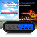 Time/temperature Car Instrument Mini Car Electronic Clock Time Auto Clocks Luminous Thermometer Lcd Backlight Digital Display. 