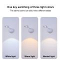 Spotlights USB Rechargeable Intelligent Human Sensing Wireless Wall Light Dimmable Led Spotlight for Lighting Paintings Pictures. 