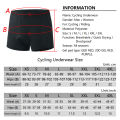 Shockproof Cycling Shorts Gel Pad Tight Bike Briefs Black Cycling Underwear Comfortable Bicycle Underpants Cushion Shorts. 