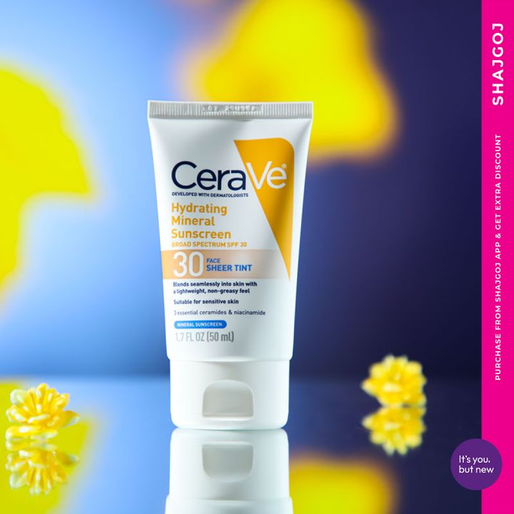 Cerave%20Hydrating%20Mineral%20Sunscreen%20SPF%2030%20Face%20Lotion%2050ml%20-%20Image%209