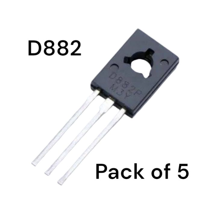 Pack of 5 -  Power Transistor D882