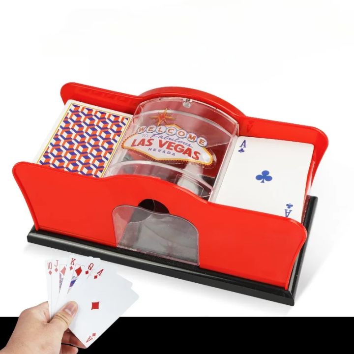 Automatic Playing Card Shuffler Games Poker  Machine Dispenser for Travel Home Festivals Xmas Party Operate Easy  uno