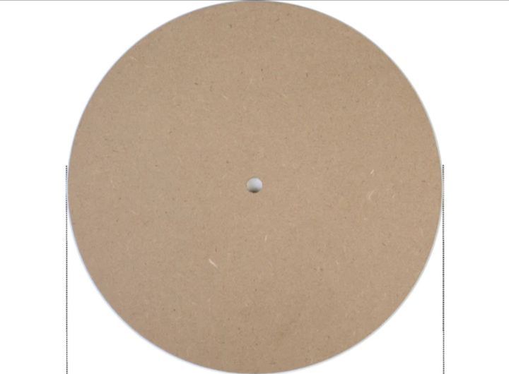 MDF CLOCK BASE  (16x16 inches)