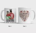 King Queen mug set-Red Blue couple shirts-Personalized royal apparel-Husband wife clothing customization-Custom matching mug design-King Queen merchandise collection-Red Blue attire for couples-Unique royal mug customization-Custom husband wife fashion-Ki. 