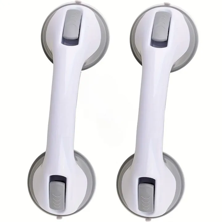 No-Drill Shower Grab Bar with Suction Cups – Temporary Bathtub Support ...