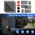 Anti Dust Filter Net For Xbox Series X Console Dustproof Mesh Cover Thumbstick Grip Caps For Xbox Series X Accessories.