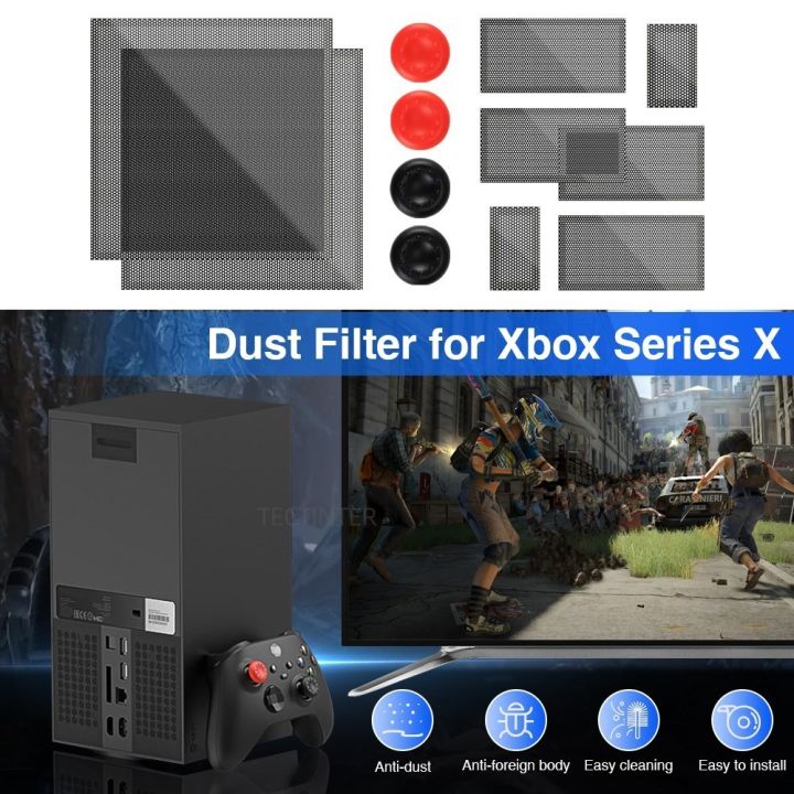 Anti%20Dust%20Filter%20Net%20For%20Xbox%20Series%20X%20Console%20Dustproof%20Mesh%20Cover%20Thumbstick%20Grip%20Caps%20For%20Xbox%20Series%20X%20Accessories%20-%20Image%203