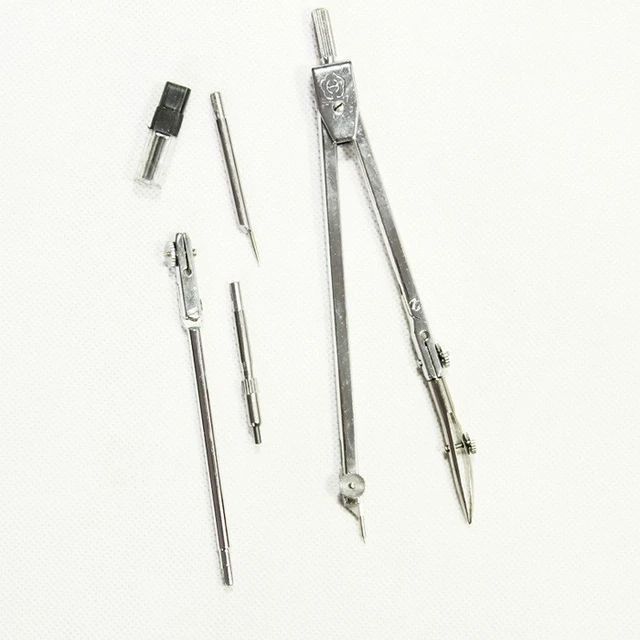 Professional%20Drawing%20Compass%20Setting%20Geometry/Mathematics%20OR%20Engineer%20Students%20Drawing%20Metal%20Compass%20With%20Pencil%20Leads%20Ink%20Drawer%20-%205pc%20Set%20-%20Image%204