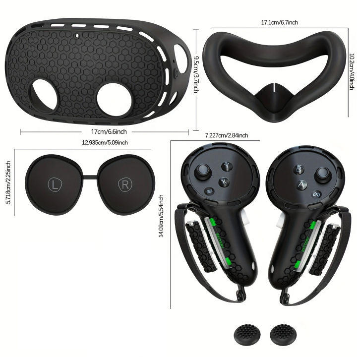 VR%206%20in%201%20Silicone%20Protective%20Case%20Set%20for%20Meta%20Oculus%20Quest%203S%20,%20face%20Cover,%20Controller%20Grip,shell%20Cover,%20Lens%20Cover,%20rocker%20ca%20-%20Image%206