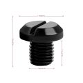 4Pcs M10 x 1.25 CNC Motorcycle Mirror Hole Blanking Plugs Screws Bolts Left Right Hand Thread Mirror Hole Caps Universal Fit. 