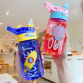 Cute Little Boys Plastic Cup Children Water Cup Sippy Cup Creative Handy Cup Duck Beak Children Cup Students Water Cup. 