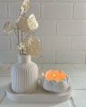 3 piece different vase combo set for decorating home and living room.